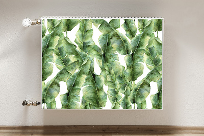 Magnetic radiator mat Exotic leaves