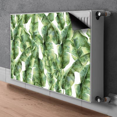 Magnetic radiator mat Exotic leaves