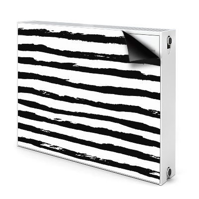 Magnetic radiator mat Zebra pattern