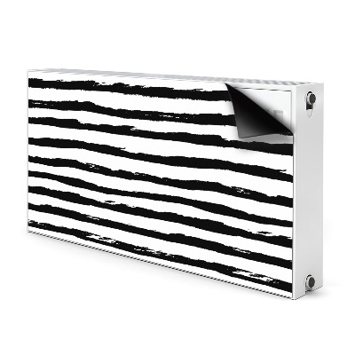 Magnetic radiator mat Zebra pattern