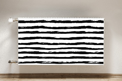 Magnetic radiator mat Zebra pattern