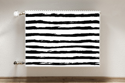 Magnetic radiator mat Zebra pattern