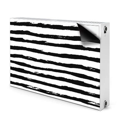 Magnetic radiator mat Zebra pattern