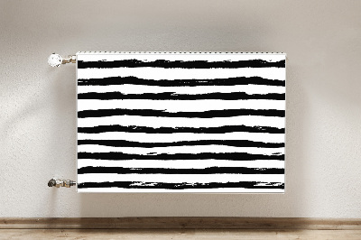 Magnetic radiator mat Zebra pattern