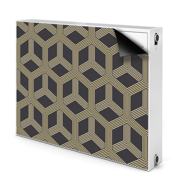 Magnetic radiator mat Geometric pattern