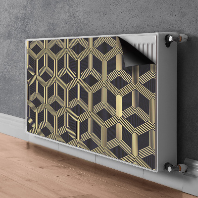 Magnetic radiator mat Geometric pattern