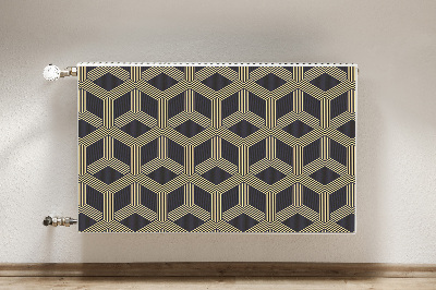 Magnetic radiator mat Geometric pattern