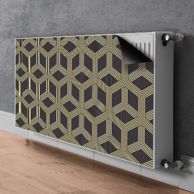 Magnetic radiator mat Geometric pattern