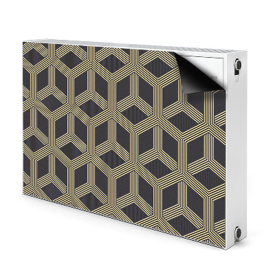 Magnetic radiator mat Geometric pattern