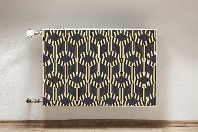 Magnetic radiator mat Geometric pattern