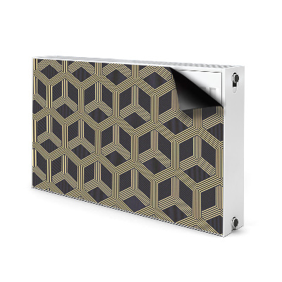 Magnetic radiator mat Geometric pattern