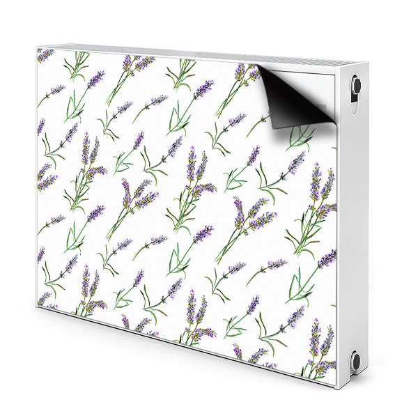 Printed radiator mat Lavender flowers