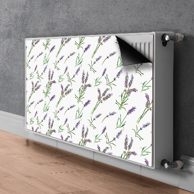 Printed radiator mat Lavender flowers