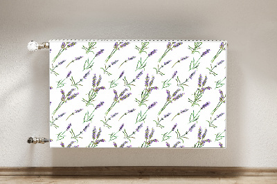 Printed radiator mat Lavender flowers