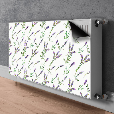 Printed radiator mat Lavender flowers