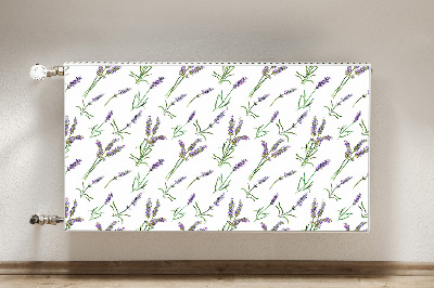 Printed radiator mat Lavender flowers