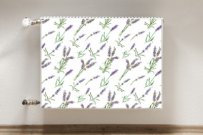 Printed radiator mat Lavender flowers