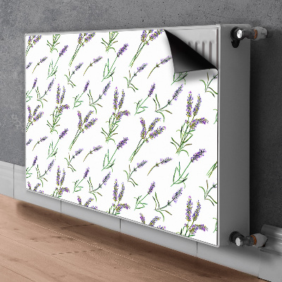 Printed radiator mat Lavender flowers