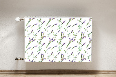 Printed radiator mat Lavender flowers