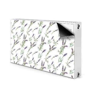 Printed radiator mat Lavender flowers