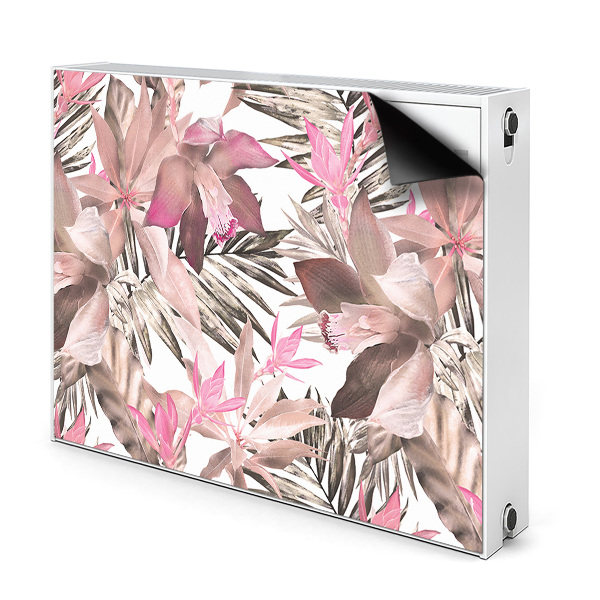 Magnetic radiator mat Tropical pink