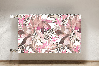 Magnetic radiator mat Tropical pink