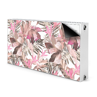 Magnetic radiator mat Tropical pink