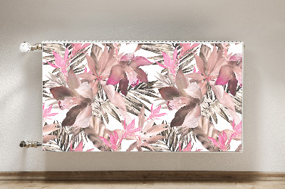 Magnetic radiator mat Tropical pink