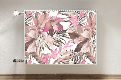 Magnetic radiator mat Tropical pink