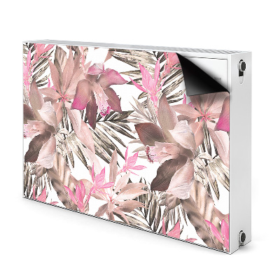 Magnetic radiator mat Tropical pink