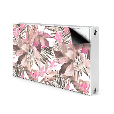 Magnetic radiator mat Tropical pink