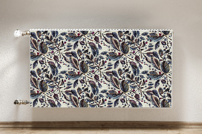 Magnetic radiator mat Vintage leaves