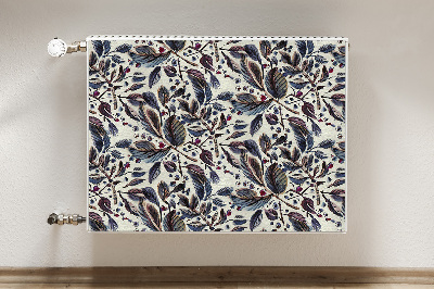 Magnetic radiator mat Vintage leaves