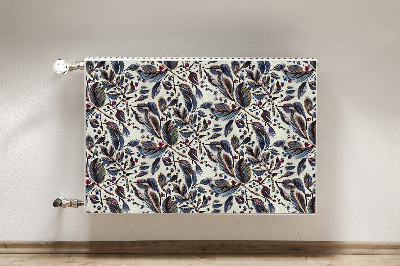 Magnetic radiator mat Vintage leaves