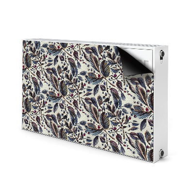 Magnetic radiator mat Vintage leaves