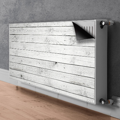 Magnetic radiator mat Wooden planks