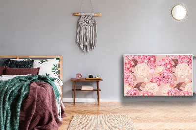 Magnetic radiator mat Roses and hydrangeas