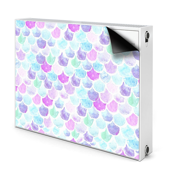 Decorative radiator cover Colorful drops