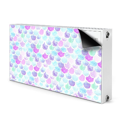 Decorative radiator cover Colorful drops