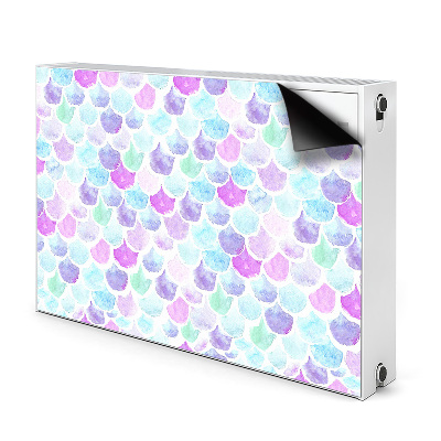 Decorative radiator cover Colorful drops