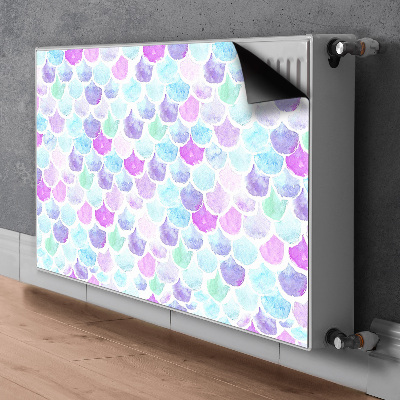 Decorative radiator cover Colorful drops