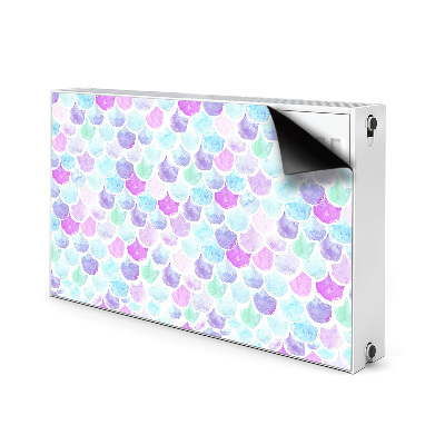 Decorative radiator cover Colorful drops