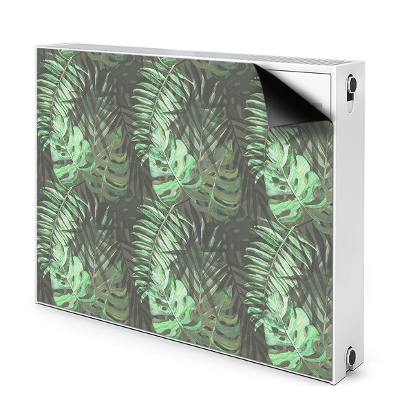 Decorative radiator cover Tropical monster