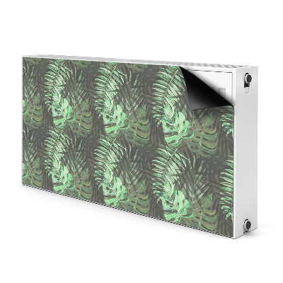 Decorative radiator cover Tropical monster