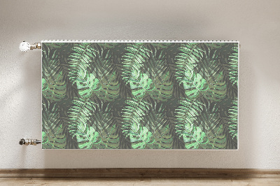 Decorative radiator cover Tropical monster