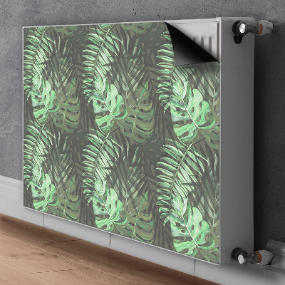 Decorative radiator cover Tropical monster