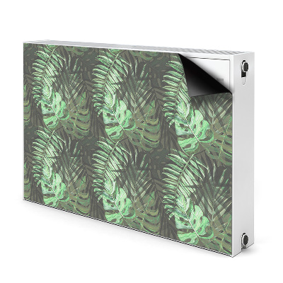 Decorative radiator cover Tropical monster