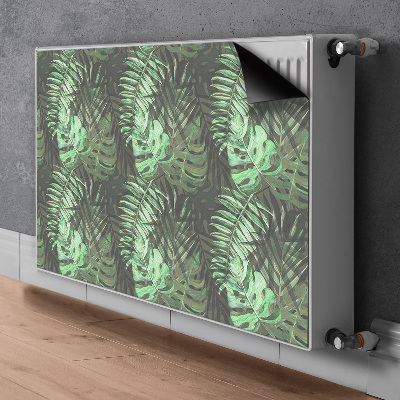 Decorative radiator cover Tropical monster