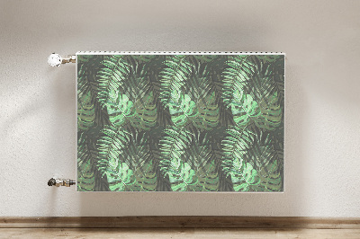 Decorative radiator cover Tropical monster