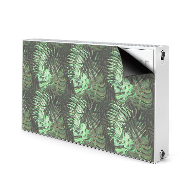 Decorative radiator cover Tropical monster